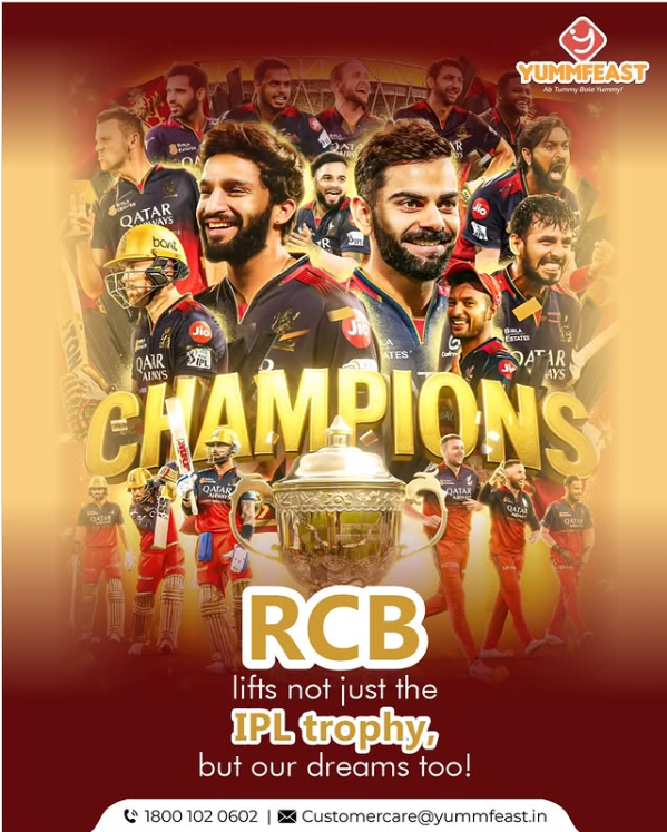 The victory that made it all worth it in the end!🏆We wholeheartedly congratulate @royalchallengers.bengaluru for bringing home the most amazing and smashing victory!🥳
